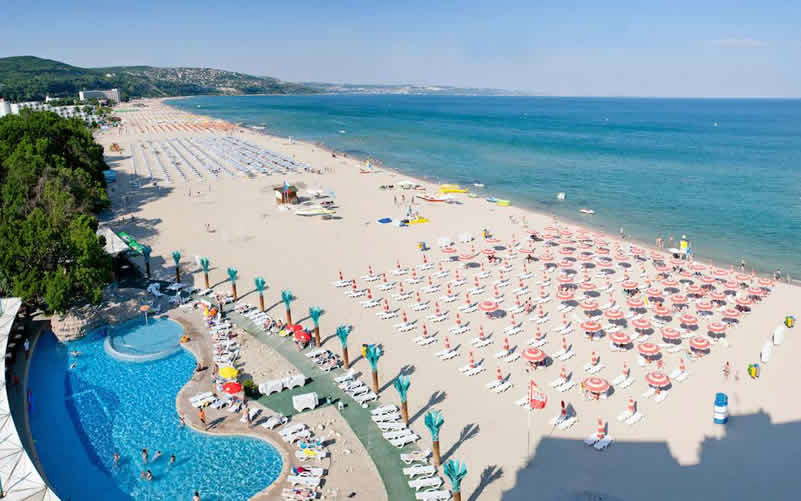 Las playas del mar negro en Bulgaria