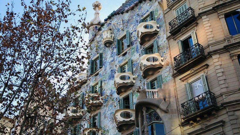 Casa Batlló de Gaudí en Barcelona