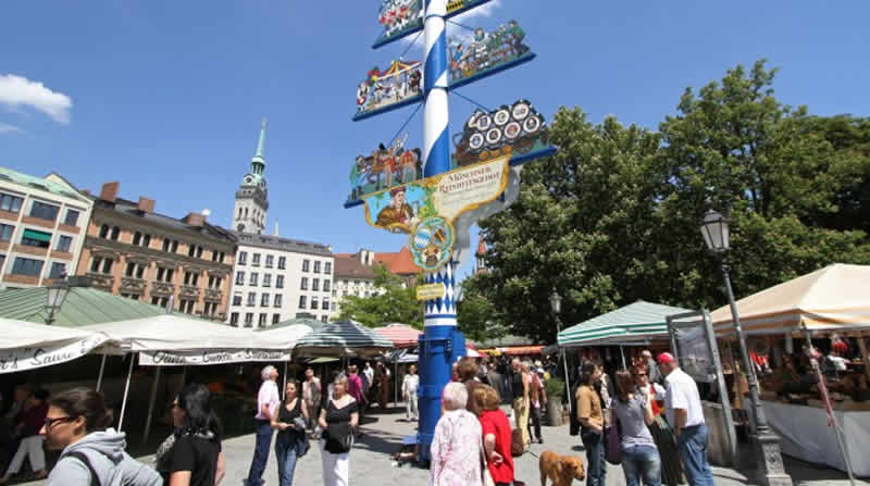 Viktualienmarkt - Que ver en Munich en un día
